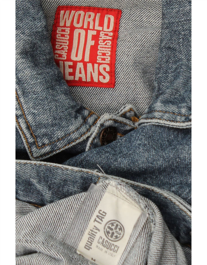 Casucci Herre denimjakke UK 38 Medium Blue Cotton