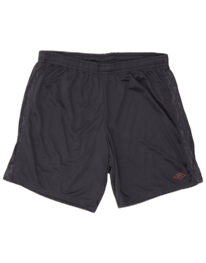 UMBRO Sportshorts til mænd 2XL marineblå geometrisk polyester