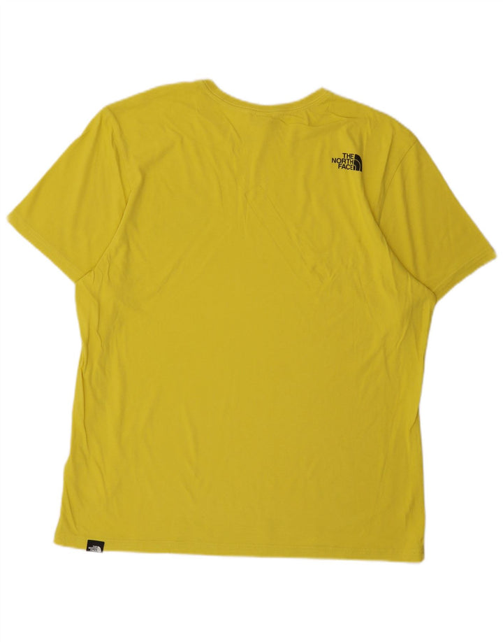 The North Face Herre T-Shirt Top Stor Gul Bomuld