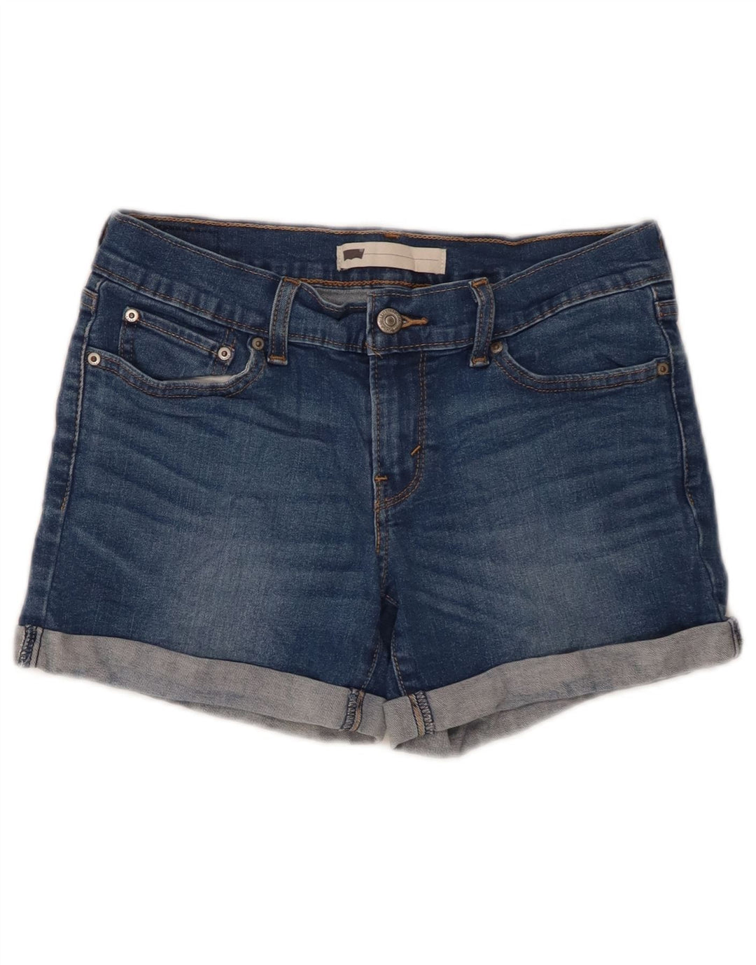 LEVI'S denimshorts til kvinder W26 Små blå bomuld