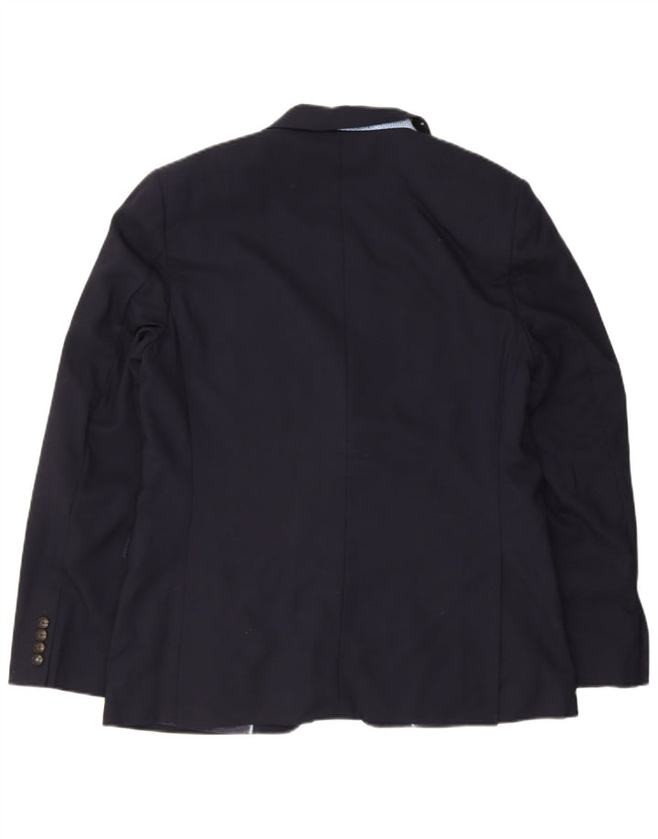 Marks & Spencer Herre 2 Button Slim Blazer Jacket UK 38 Medium Navy Blue