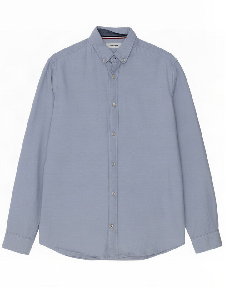Jack & Jones Herreskjorte Medium Blue Flecked Bomuld