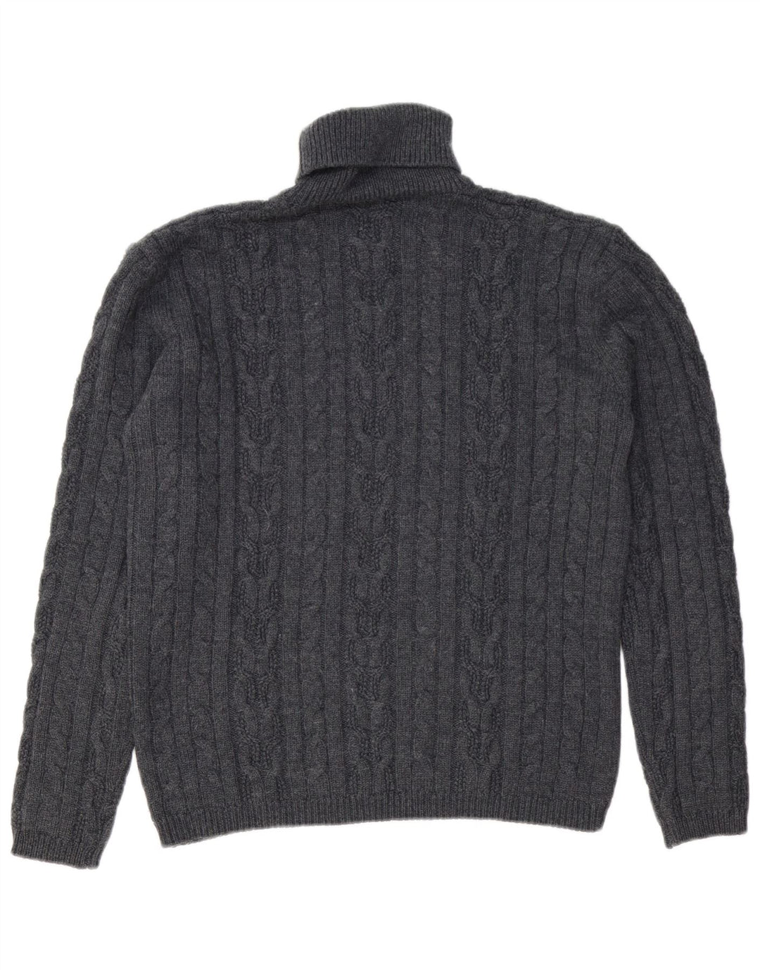 CALVIN KLEIN JEANS Oversized trøjetrøje med rullehals til kvinder UK 18 XL Grå