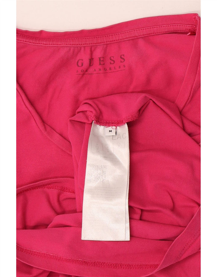 Guess Grafisk T-shirt top til kvinder UK 8 Small Pink