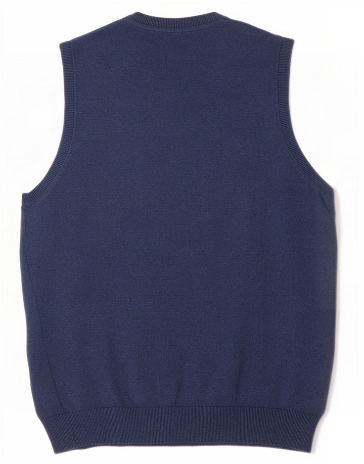 Marks & Spencer Herrevest Tank Top Medium Blue Bomuld
