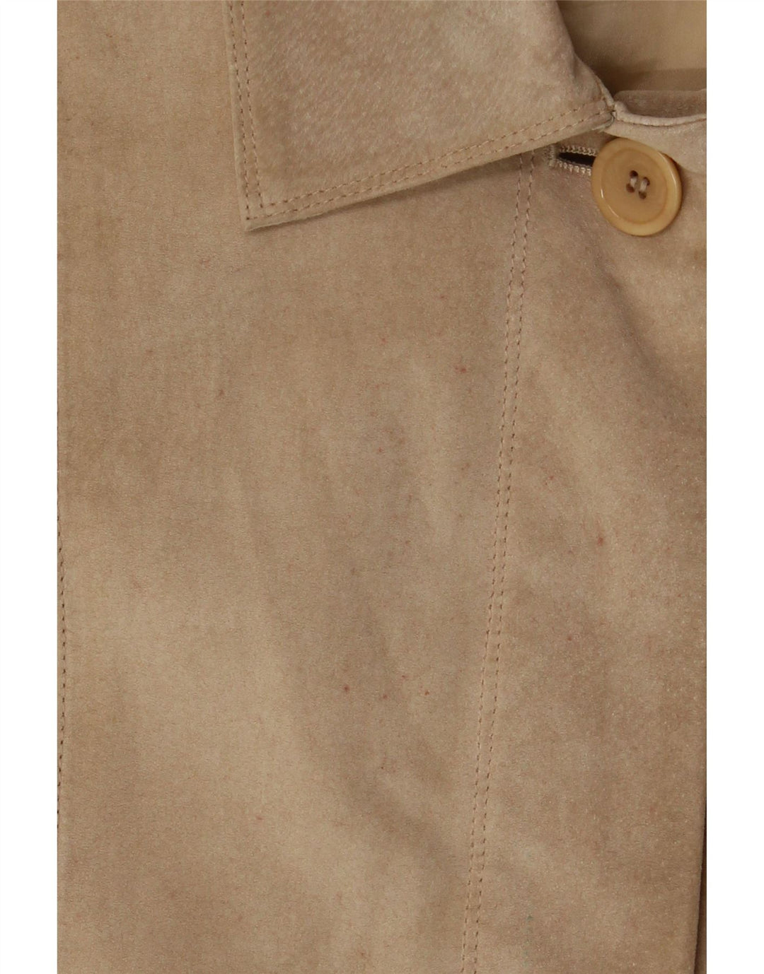 MARINA RINALDI Womens Suede Jacket Size 23 Medium Beige Leather Vintage Marina Rinaldi and Second-Hand Marina Rinaldi from Messina Hembry 
