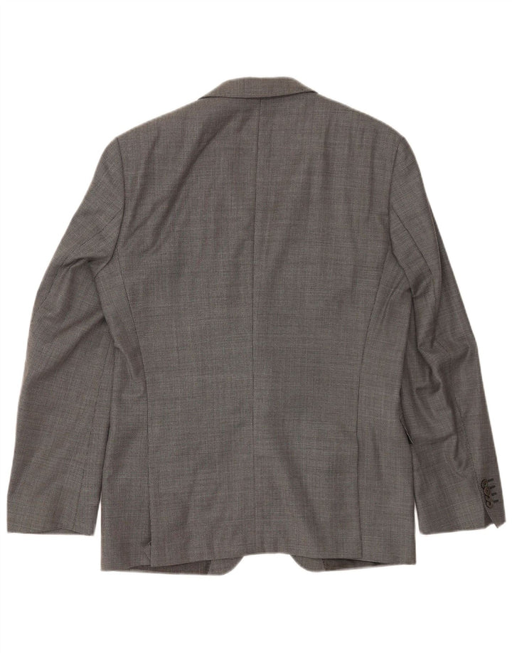 Lanificio In Biella Herre 2 Button Blazer Jacket UK 50 Large Grey