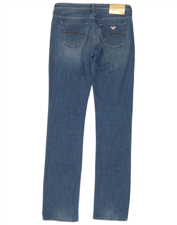 ARMANI Dame Slim Jeans W30 L35 Blå Bomuld