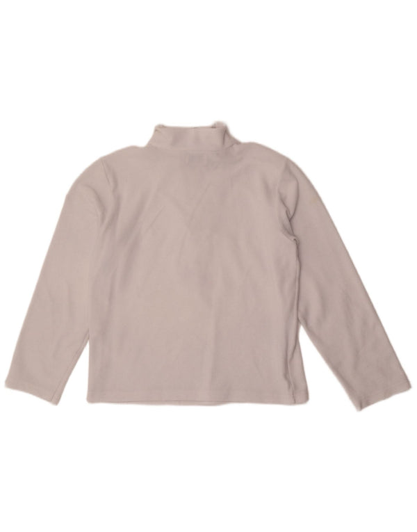 Moncler Piger Fleece Jumper med lynlås 13-14 år Hvid Uld