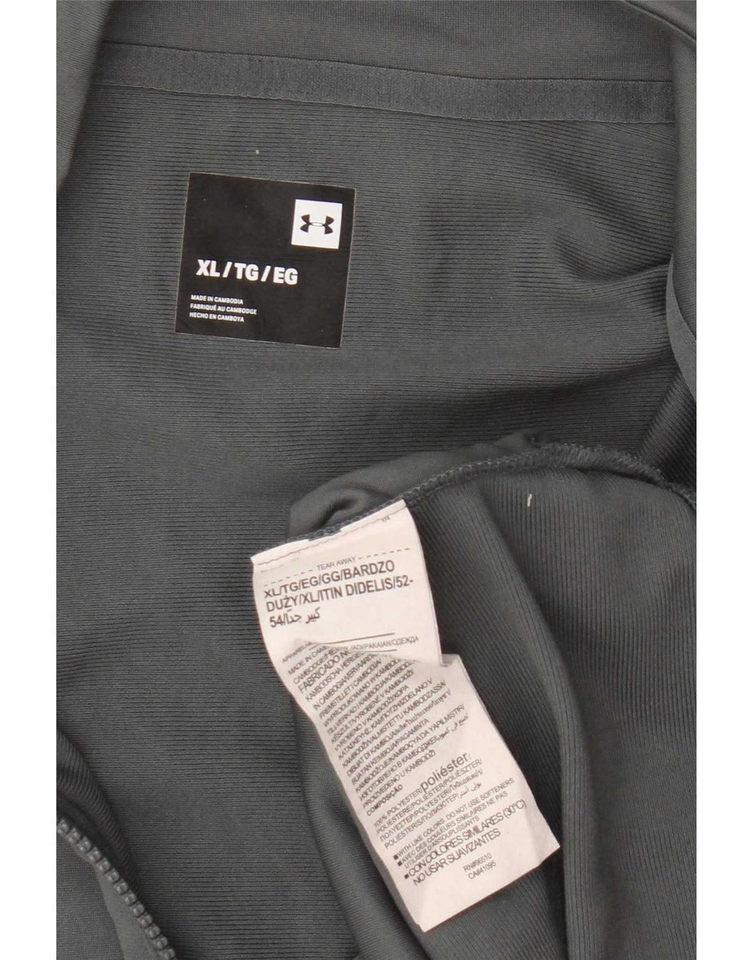 Under Armour Herre træningsdragt Topjakke XL Grå Colourblock Polyester