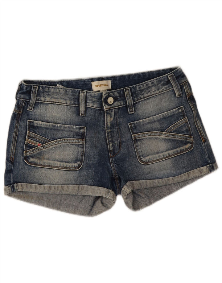 Diesel denimshorts til kvinder W29 Mellemblå bomuld