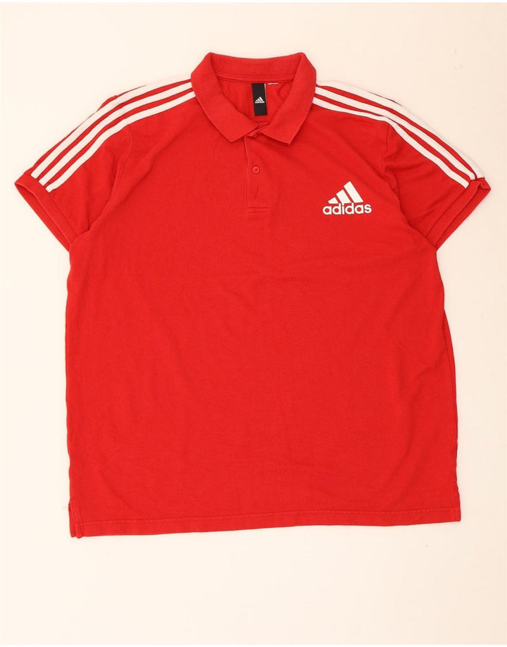 Adidas Polo Shirt til mænd XL Rød