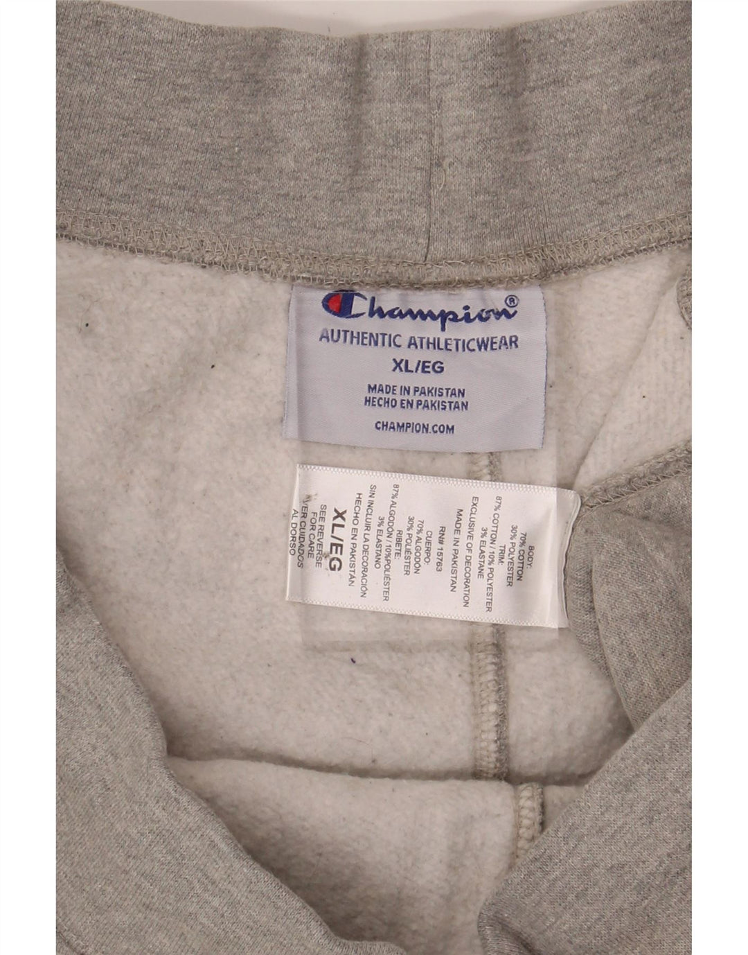 CHAMPION Mens Tracksuit Trousers Joggers XL  Grey Cotton Vintage Champion and Second-Hand Champion from Messina Hembry 