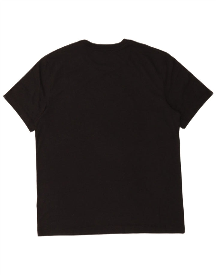 Nike grafisk T-shirt top til mænd, stor sort bomuld