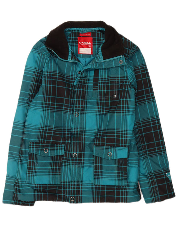 O'Neill Boys Utility Jacket 13-14 år Blå Plaid Polyester