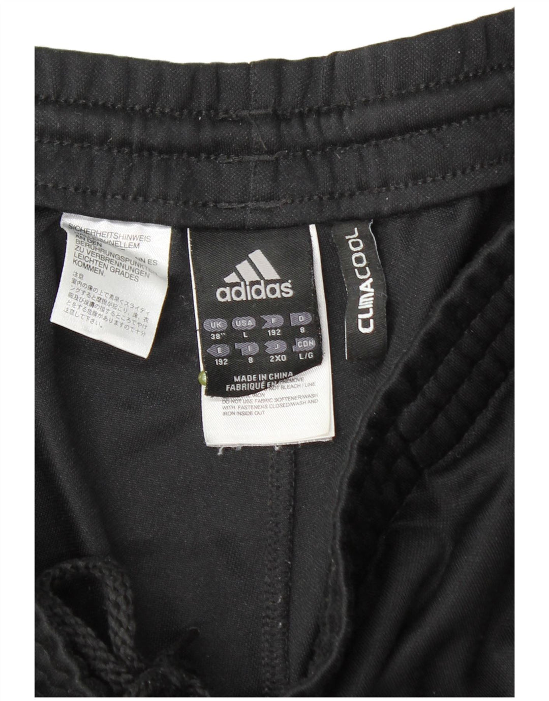 Adidas Træningsdragtsbukser til mænd XL Sort Colourblock Polyester