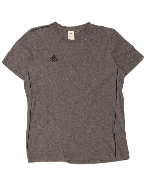 Adidas Herre T-Shirt Top Stor Grå Bomuld