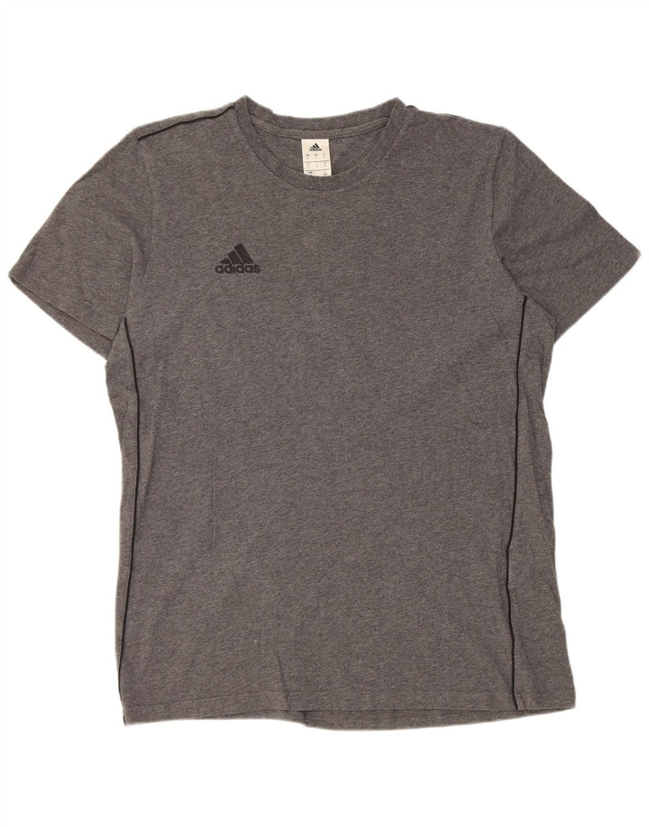 Adidas Herre T-Shirt Top Stor Grå Bomuld