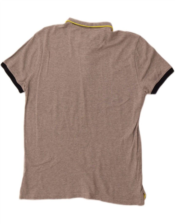 MASSIMO DUTTI Herre Casual Fit Polo Shirt Large Grå