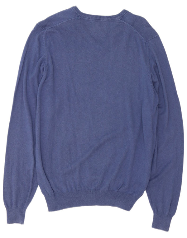 Marks & Spencer Herre Regular Fit V-hals sweater Medium Navy Blue