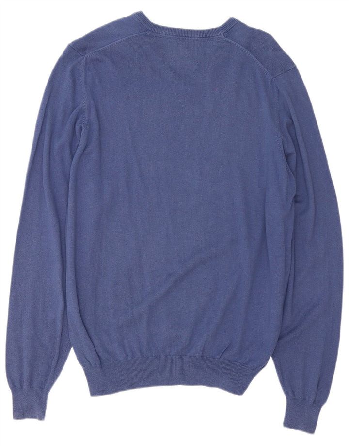 Marks & Spencer Herre Regular Fit V-hals sweater Medium Navy Blue