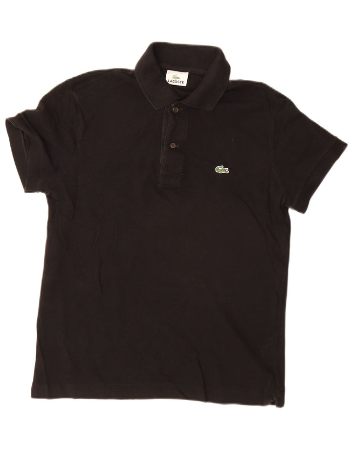 Lacoste herre poloskjorte str. 3 Lille sort bomuld