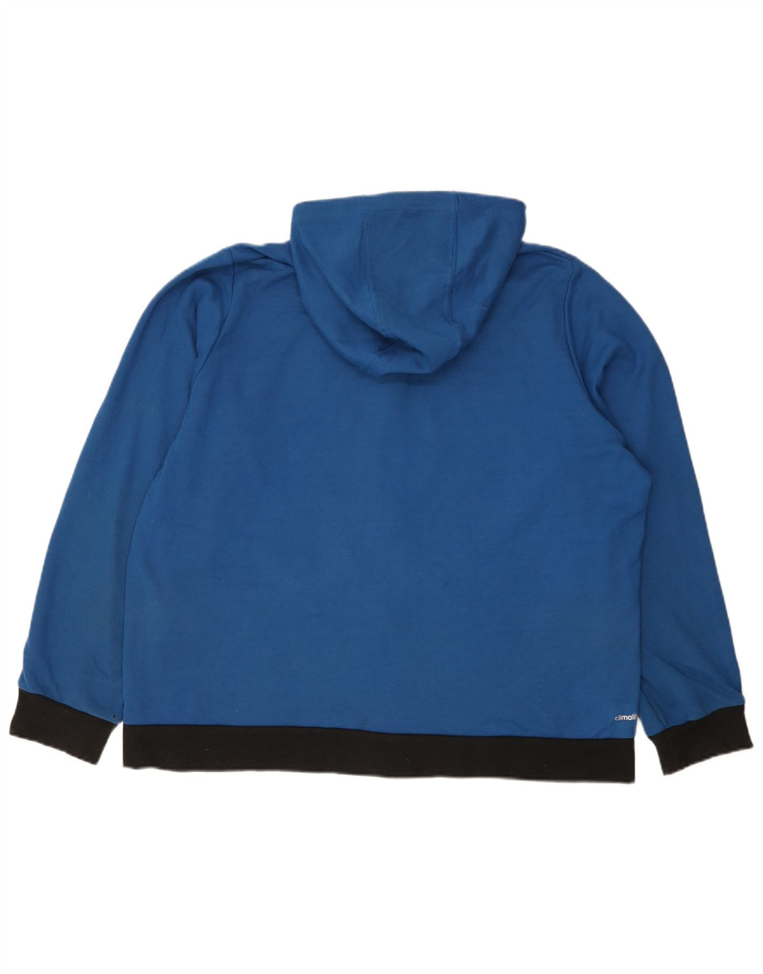 Adidas Herre Climalite Hættetrøje med lynlås 2XL Blå Colourblock Polyester