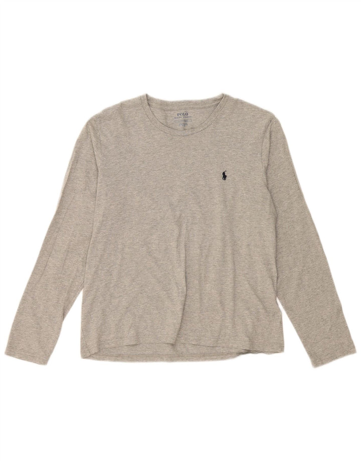 Polo Ralph Lauren herre top langærmet lille grå bomuld
