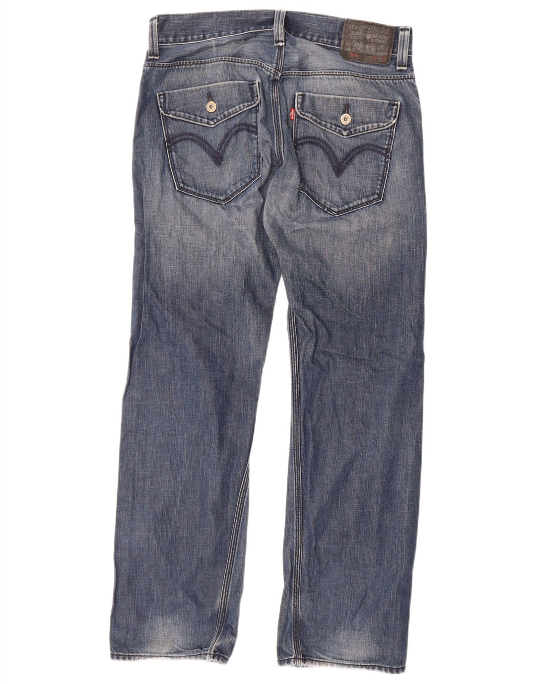 Levi's Herre 514 Straight Jeans W32 L30 Blå Bomuld