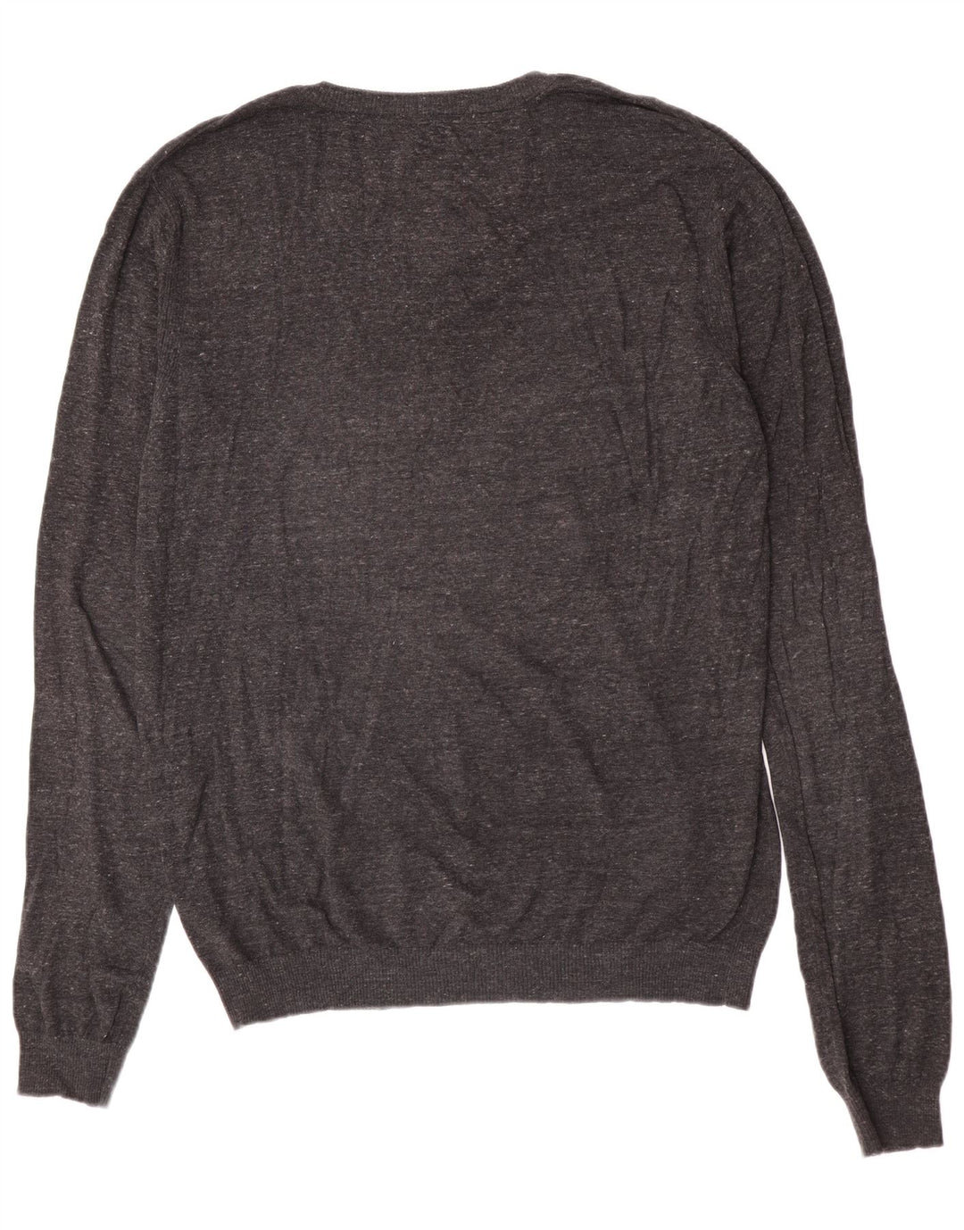 Diesel Herre V-hals sweater 2XL Grå Bomuld