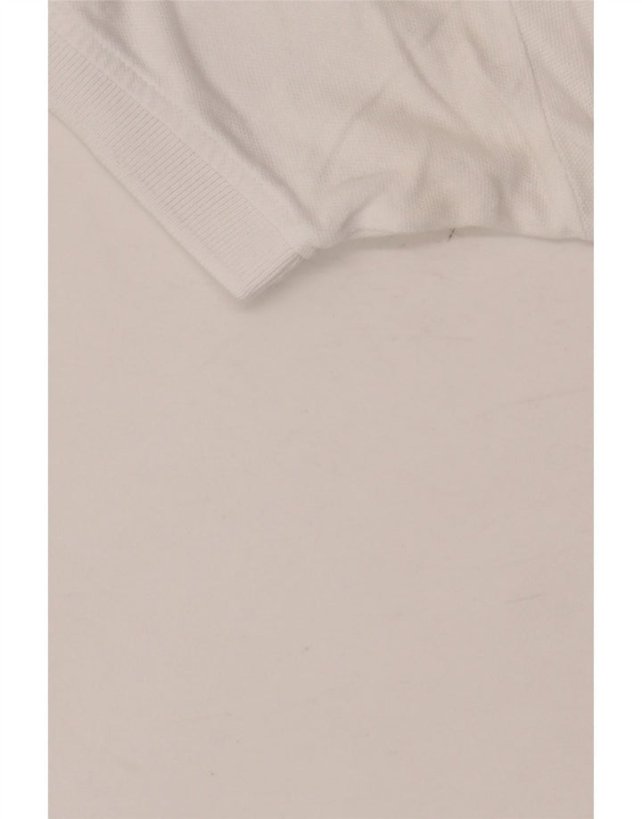 KAPPA herre poloshirt 2XL hvid bomuld
