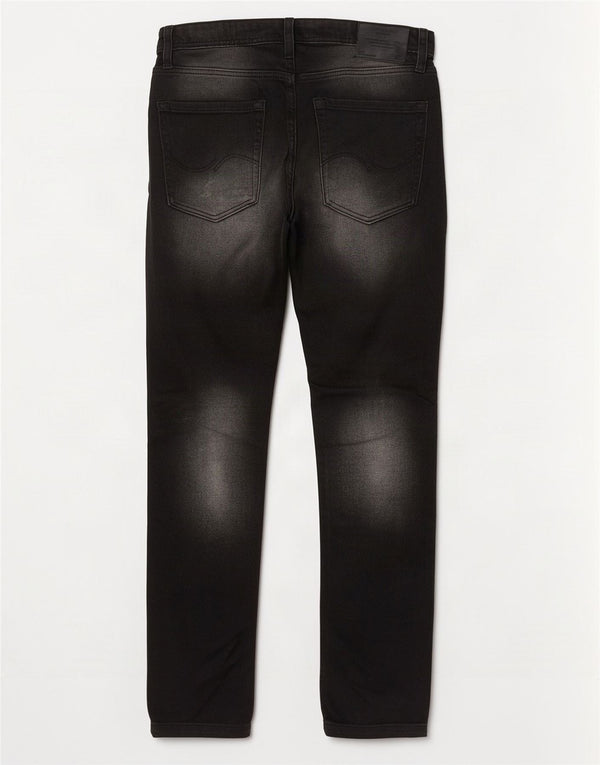 Jack & Jones Mens GLENN Slim Jeans W32 L34 Black Cotton