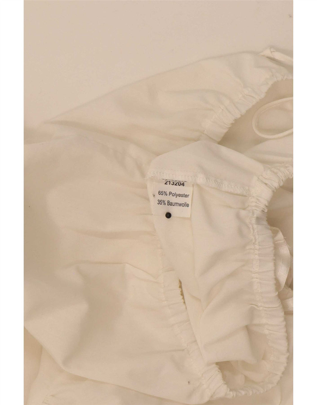 STOIBER Dame Trachten Crop Top EU 36 Small White Polyester