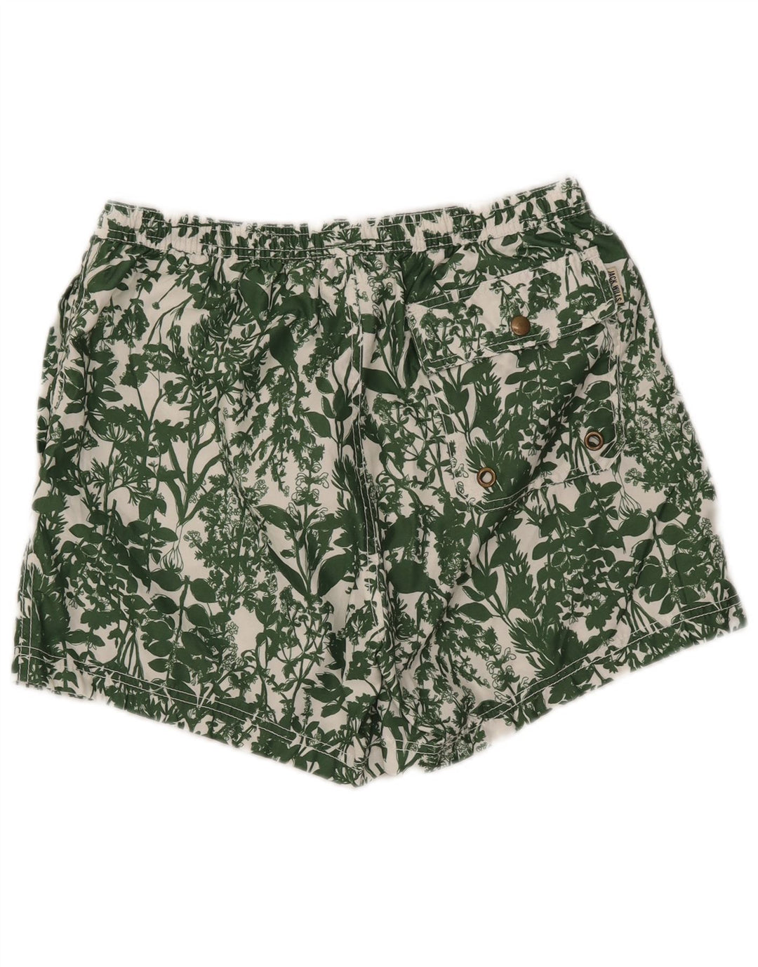 JACK WILLS Badeshorts til mænd Medium Green Floral