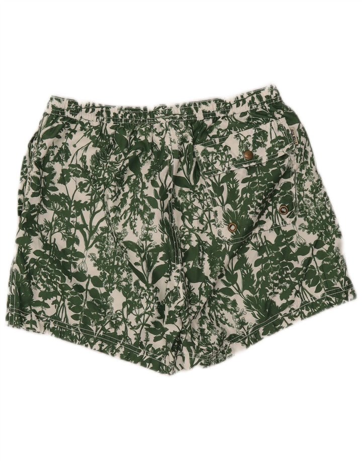 JACK WILLS Badeshorts til mænd Medium Green Floral