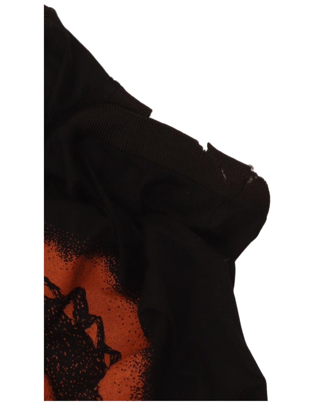 VINTAGE Kvinders ærmeløs grafisk boblekjole UK 14 Medium Black