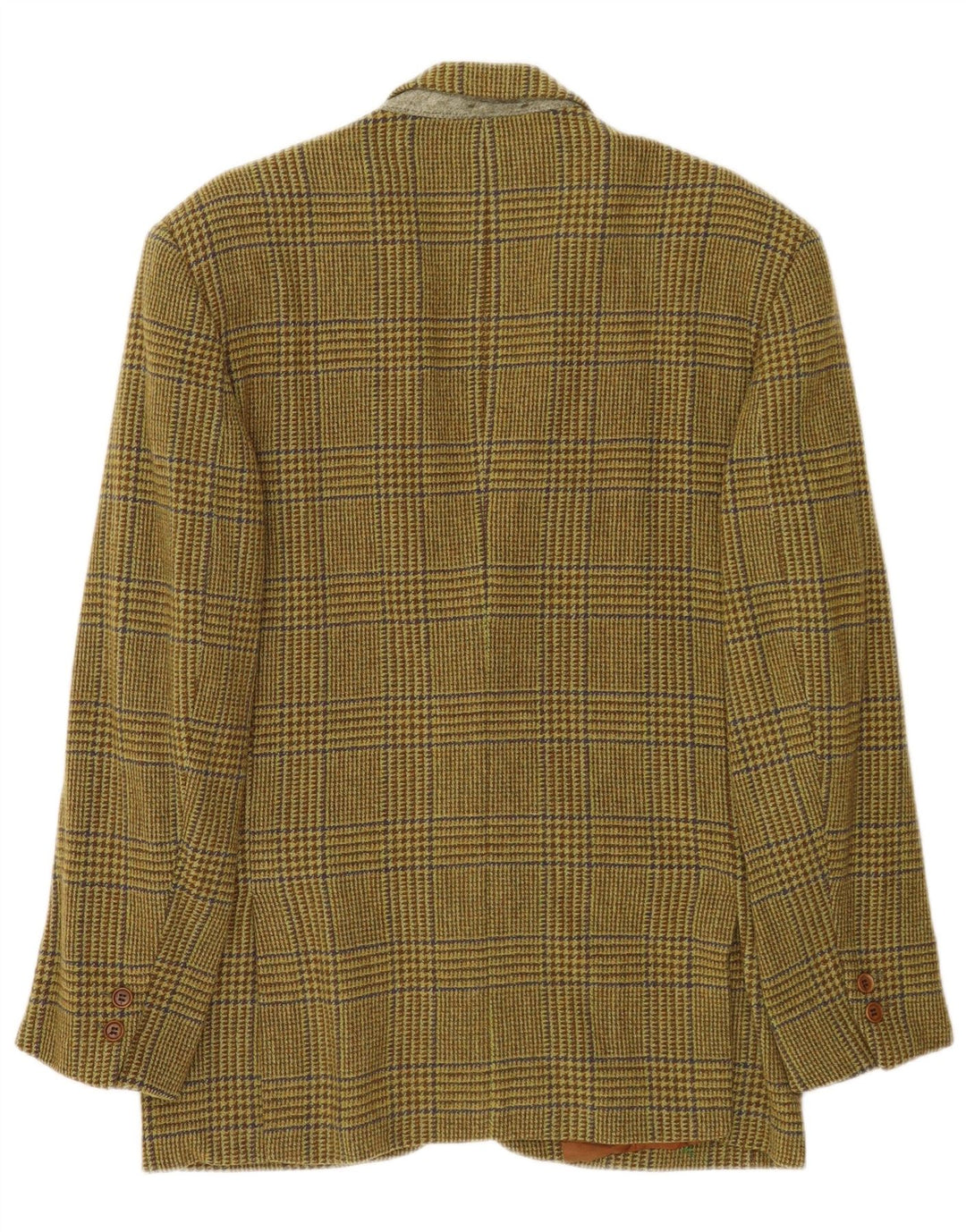 DK.PEDRINI Herre 2 Button Blazer Jacket IT 50 Large Green Houndstooth