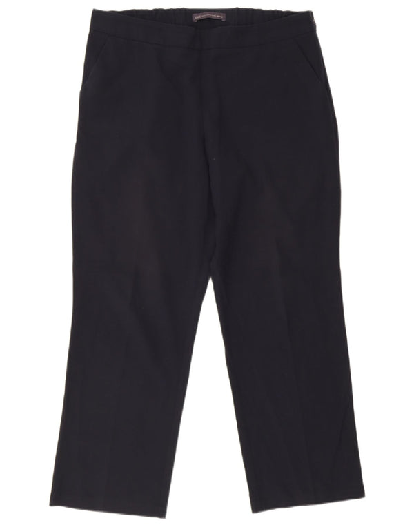 Marks & Spencer Dame Casual Bukser UK 14 Large W34 L27 Navy Blue