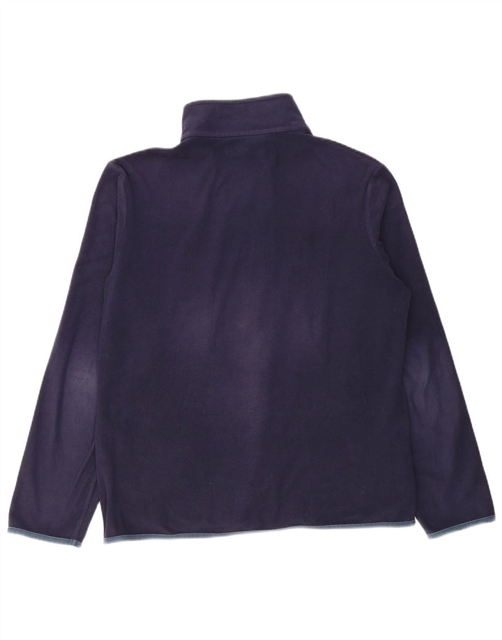 KAPPA Fleecejakke til mænd UK 42 XL Navyblå polyester