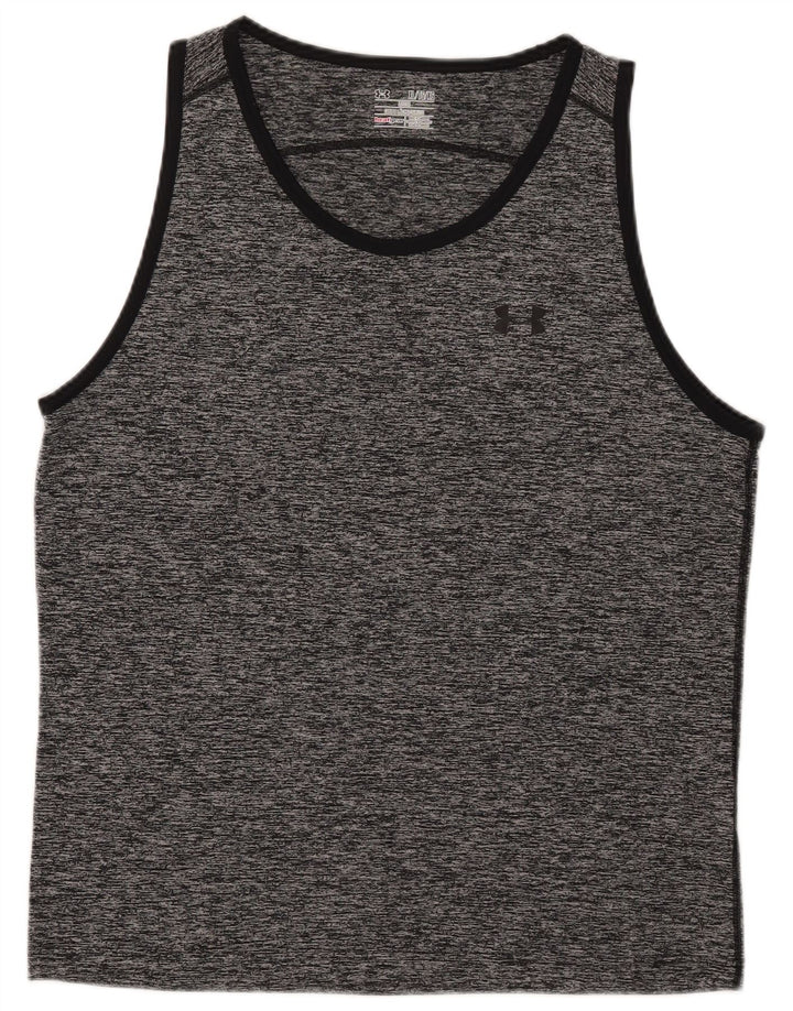 Under Armour Herre Heat Gear Vest Top XL Grå Flecked Polyester