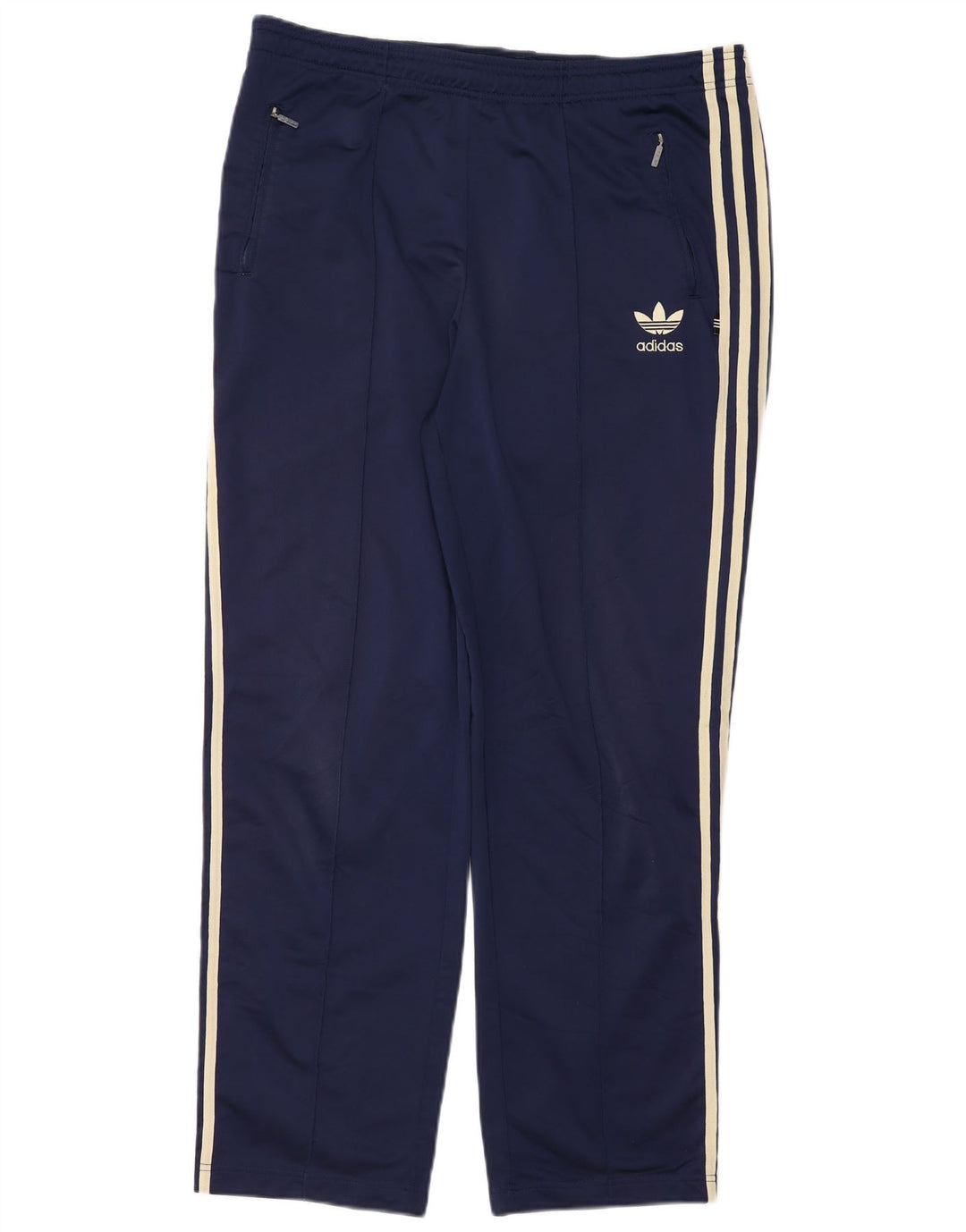 ADIDAS Mens Tracksuit Trousers UK 42/44 Large  Navy Blue Polyester