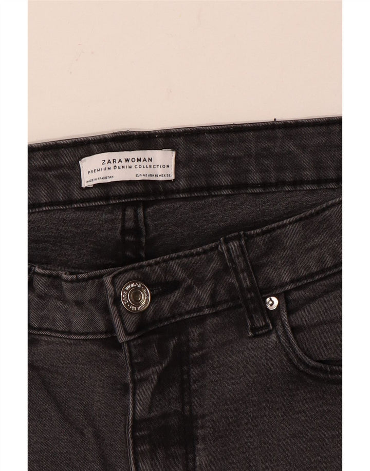 Zara Dame Slim Jeans EU 42 Large W32 L26 Grå