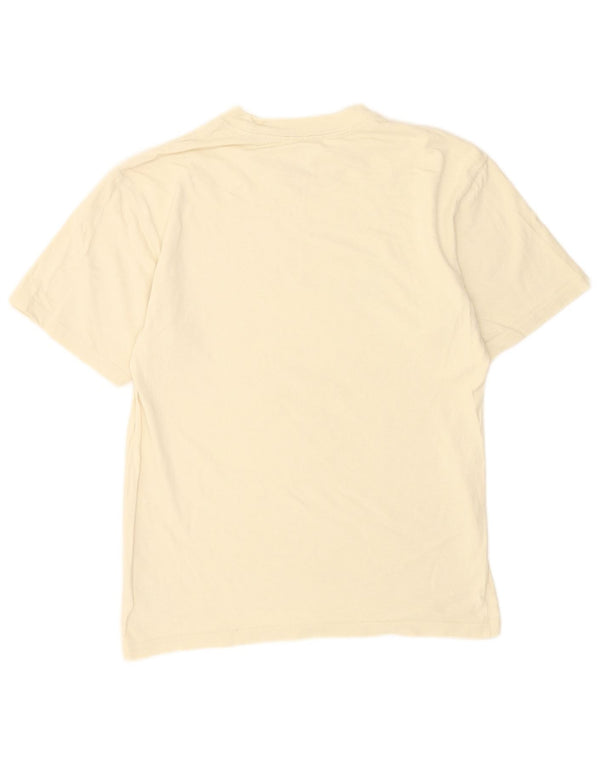 Nike Grafisk T-Shirt Top XS Beige Bomuld
