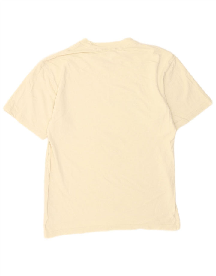 Nike Grafisk T-Shirt Top XS Beige Bomuld