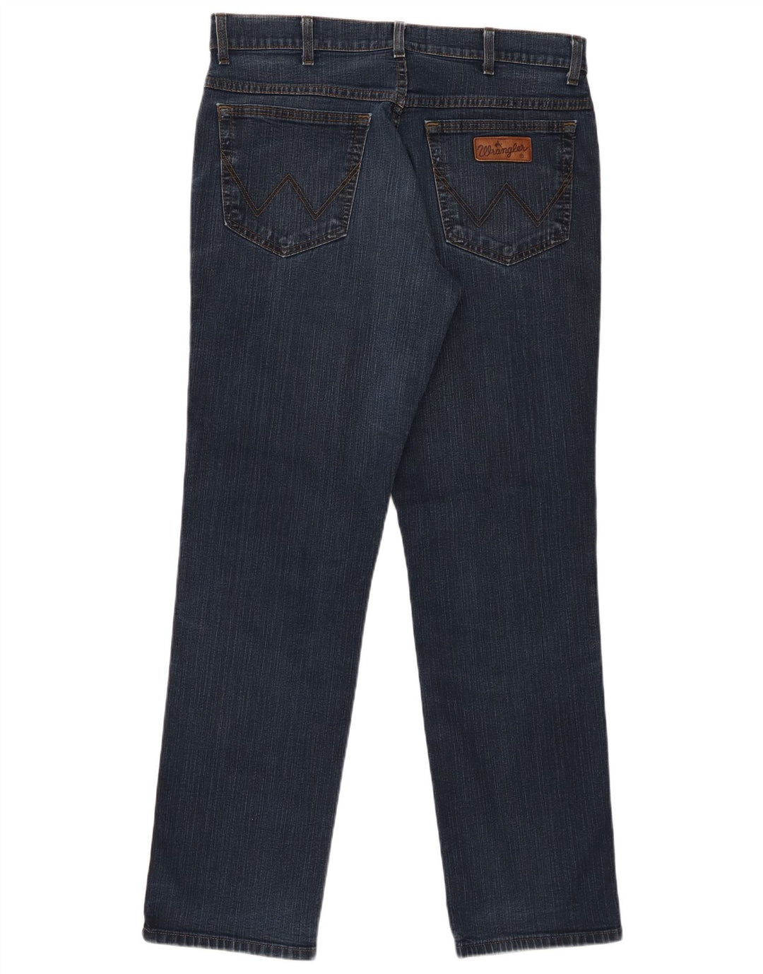 Wrangler Straight Jeans til mænd W34 L32 Marineblå