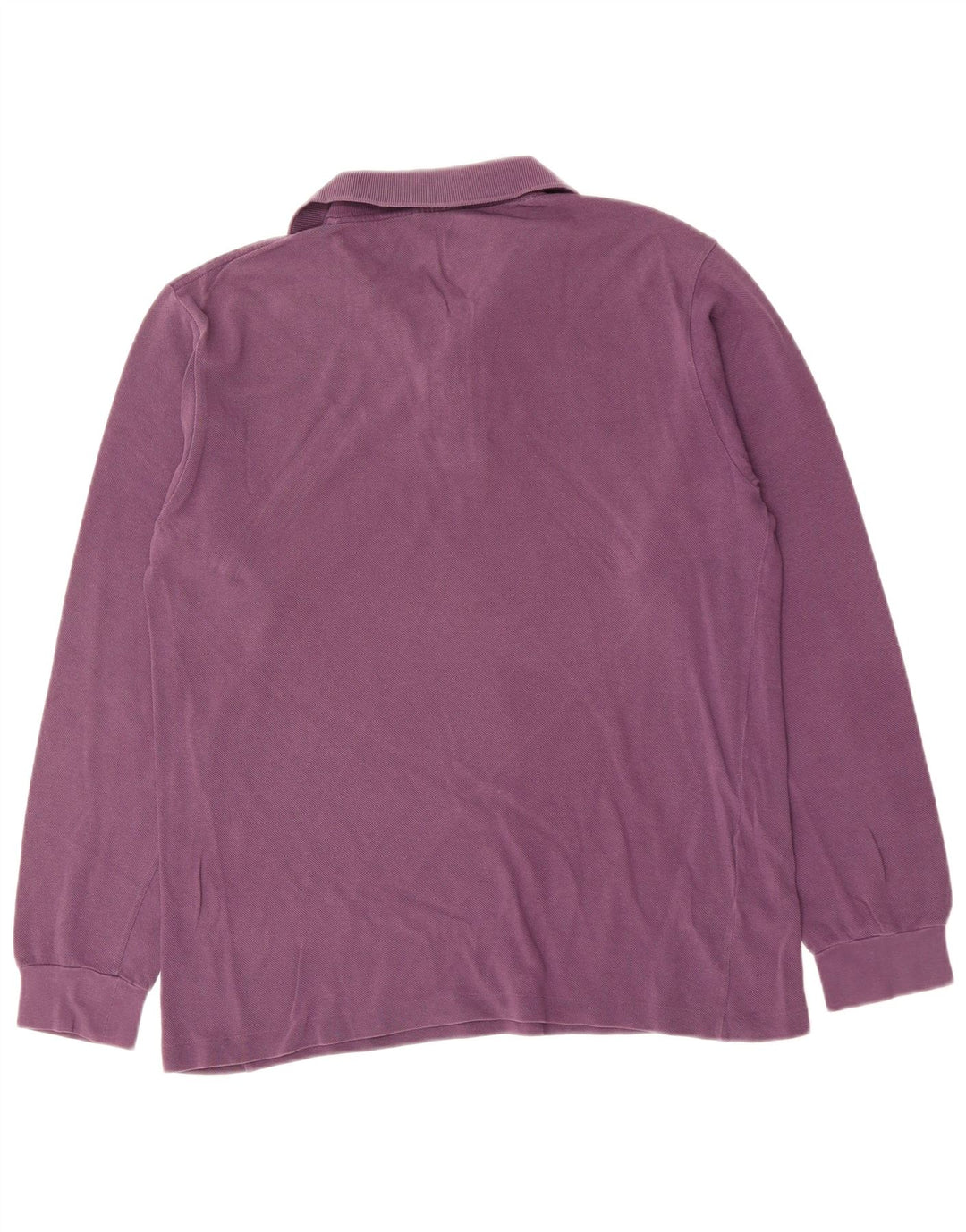 LACOSTE Langærmet poloshirt til mænd Medium lilla bomuld