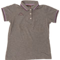 KAPPA Dame Polo Shirt UK 10 Small Grå