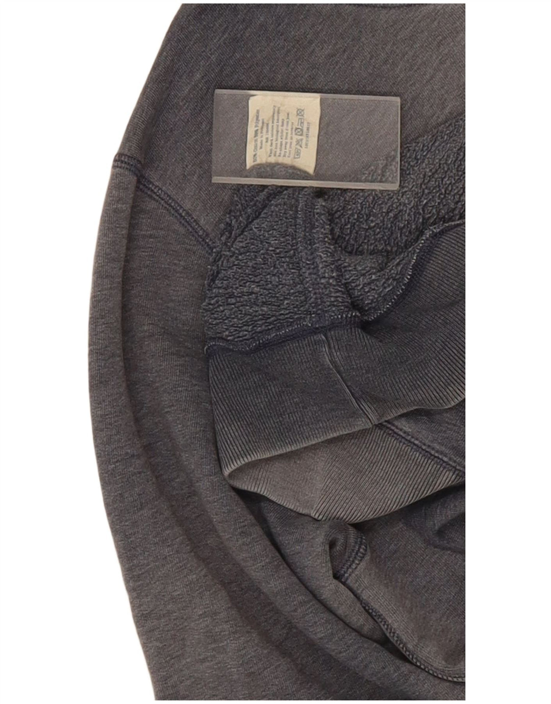 Jack Wills Grafisk hættetrøje til mænd, lille grå bomuld