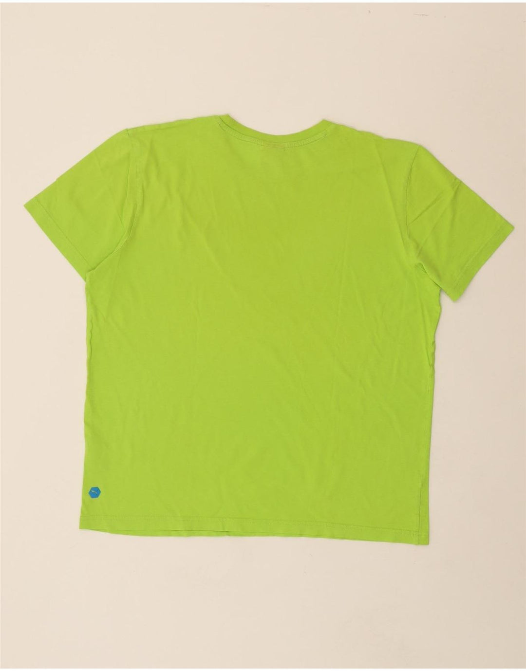 PUMA Mens T-Shirt Top Large Green Cotton Vintage Puma and Second-Hand Puma from Messina Hembry 