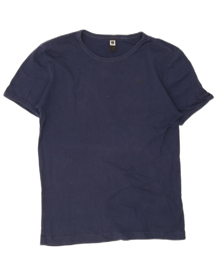G-Star Herre T-Shirt Top Medium Marineblå Bomuld